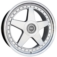 TEC GT EVO-R 18x8.0 5x112 ET35 Silver Polished